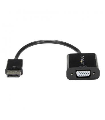 Cable displayport a vga startech 10cm - macho - hembra - negro