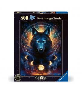 Puzzle lobo brillante 500 piezas