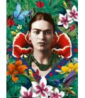 Puzzle frida kahlo blooming fantasy 500 piezas