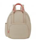 Mochila american tourister puffypop s/ capacidad 8.5l/ beige