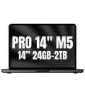 Apple macbook pro 14'/ m5 pro 15-core cpu/ 24gb/ 2tb ssd/ 16-core gpu/ negro espacial
