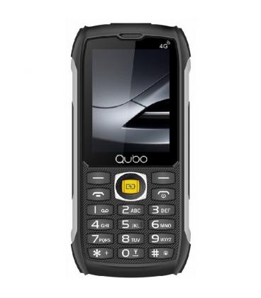 Teléfono móvil rugerizado qubo st-002 para personas mayores/ negro