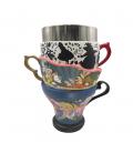 Copa decorativa enesco alicia en el país de las maravillas