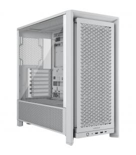 Caja ordenador gaming corsair frame 4000d rs atx cristal templado blanca