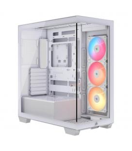 Caja ordenador gaming corsair 3500x rs - r argb atx cristal templado blanca