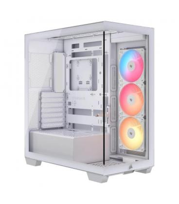 Caja ordenador gaming corsair 3500x rs - r argb atx cristal templado blanca