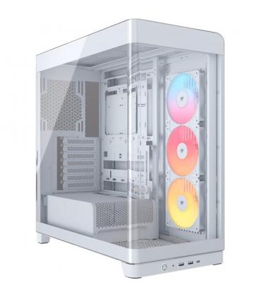 Caja ordenador gaming corsair 4500x rs - r argb atx cristal templado blanca