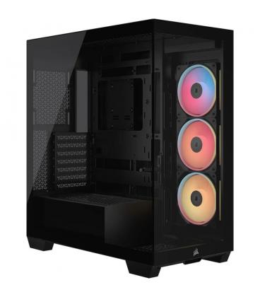 Caja ordenador gaming corsair 3500x lx - r rgb icue atx cristal templado negra