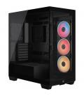 Caja ordenador gaming corsair 3500x lx - r rgb icue atx cristal templado negra