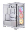 Caja ordenador gaming corsair 3500x lx - r rgb icue atx cristal templado blanca