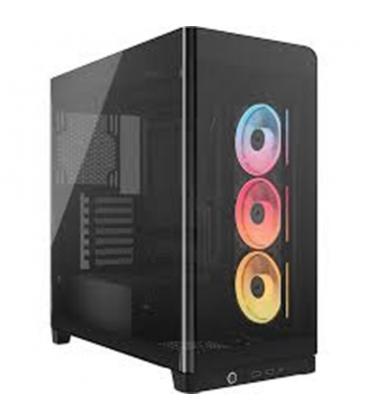 Caja ordenador corsair frame 4500x lx - r rgb atx cristal templado negra