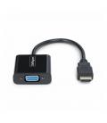 Adaptador hdmi a vga startech 18.95cm - macho - hembra - negro