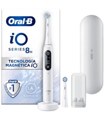 Cepillo dental oral-b io serie 8n/ incluye 2 recambios/ blanco