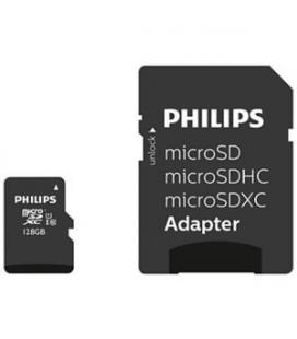 Tarjeta memoria micro sdxc philips 128gb clase 10 + adaptador sd