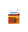 Tarjeta memoria micro sdxc philips 128gb clase 10 + adaptador sd