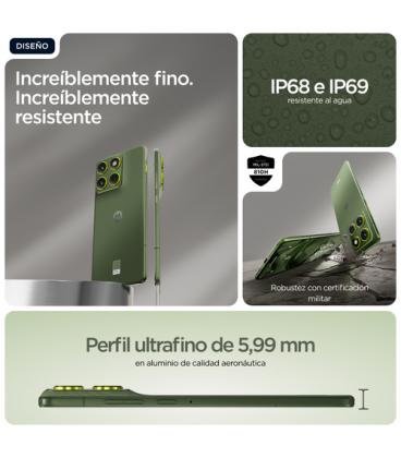 Motorola edge 70 17 cm (6.7") SIM doble Android 16.0 5G USB Tipo C 12 GB 512 GB 4800 mAh Verde