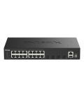 Switch gestionable d-link dgs-1530-20/e 16 puertos/ rj-45 10/100/1000