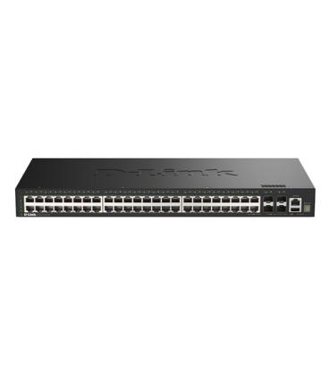 Switch gestionable d-link dgs-1530-52/e 48 puertos/ rj-45 10gbps/ sfp/ poe
