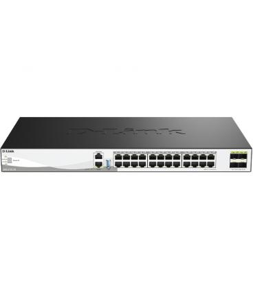 Switch gestionable d-link dxs-3130-28/e 24 puertos/ rj-45 10gbps/ sfp/ poe