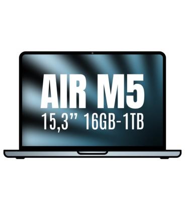 Apple macbook air 15,3'/ m5 10-core cpu/ 16gb/ 1tb ssd/ 10-core gpu/ azul