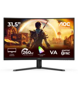 Monitor gaming curvo aoc c32g42ze 31.5'/ full hd/ 0.5ms/ 240hz/ va/ negro
