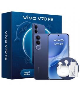 Smartphone vivo v70 fe 8gb/ 256gb/ 6.83'/ 5g/ azul/ incluye cargador + auriculares