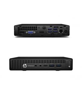 Ordenador reacondicionado mini hp prodesk 600 g2 - i5 - 6th - 8gb - 256gb ssd - win 10 pro - sin cable trebol - wifi+antena