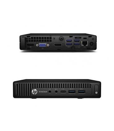 Ordenador reacondicionado mini hp prodesk 600 g2 - i5 - 6th - 8gb - 256gb ssd - win 10 pro - sin cable trebol - wifi+antena