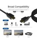 Cable hdmi 4k uhd act connectivity 1.5m - macho - macho - high speed premium certificado v2.0 negro
