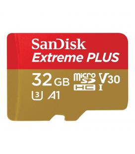 Tarjeta memoria micro secure digital 32gb sandisk extreme plus clase 10 uhs - i u3 + adaptador
