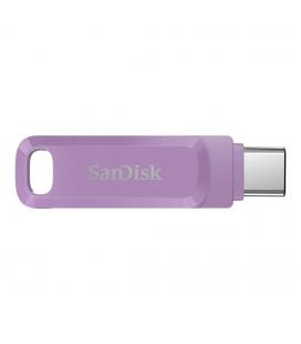 Memoria usb 3.2 usb tipo c sandisk 64gb ultra dual drive go lavanda