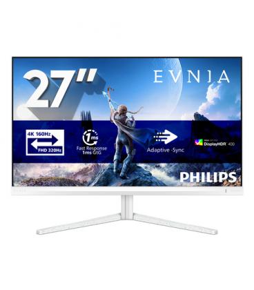 Monitor led gaming 27 pulgadas philips 27m2n5901a - 00 fast ips - 4k uhd - dp - hdmi - 320hz - 1ms - vesa 100x100