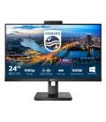 Monitor led 24 pulgadas philips b line 243b1jh - 00 ips - fhd - dp - hdmi - 75hz - 4ms - vesa 75x75 - webcam