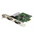 Tarjeta red startech pex2s1050 2x rs232 pci express