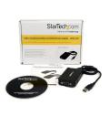 Adaptador usb a vga startech macho - hembra - negro