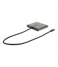 Adaptador usb tipo c a 4x hdmi startech 0.5m - macho - hembra - gris