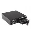 Rack movil startech 5.25 pulgadas 4x 2.5 pulgadas