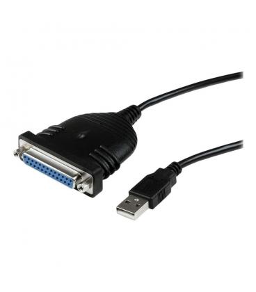 Cable db25 a usb tipo a startech 1.86m - hembra - macho - negro