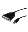 Cable db25 a usb tipo a startech 1.86m - hembra - macho - negro