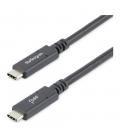 Cable usb tipo c startech 1.8m - macho - macho - negro