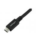Cable usb tipo c startech 1.8m - macho - macho - negro