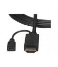 Cable hdmi - micro usb tipo b a vga startech 2m - macho - hembra - macho - negro