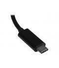 Adaptador usb tipo c a displayport startech 0.14m - macho - hembra - negro