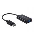 Adaptador displayport a vga startech 0.184m - macho - hembra - negro + cable micro usb tipo b a usb tipo a