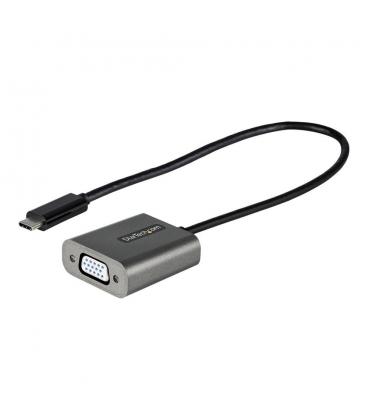Adaptador usb tipo c a vga startech 0.30m - macho - hembra - negro