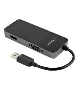 Adaptador usb tipo a a hdmi - vga startech - macho - hembra - negro - plata