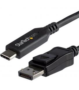 Cable usb tipo c a displayport startech 1.8m - macho - macho - negro