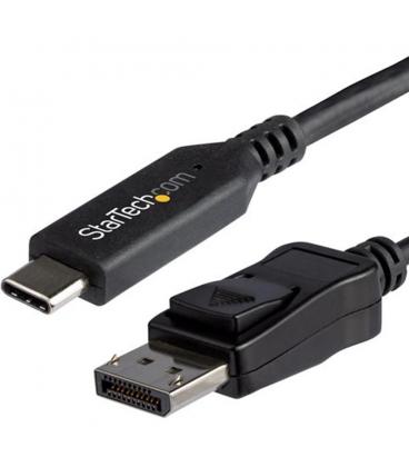 Cable usb tipo c a displayport startech 1.8m - macho - macho - negro