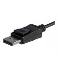 Cable usb tipo c a displayport startech 1.8m - macho - macho - negro
