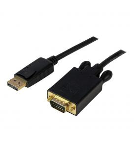 Cable displayport a vga startech 1.83m - macho - macho - negro